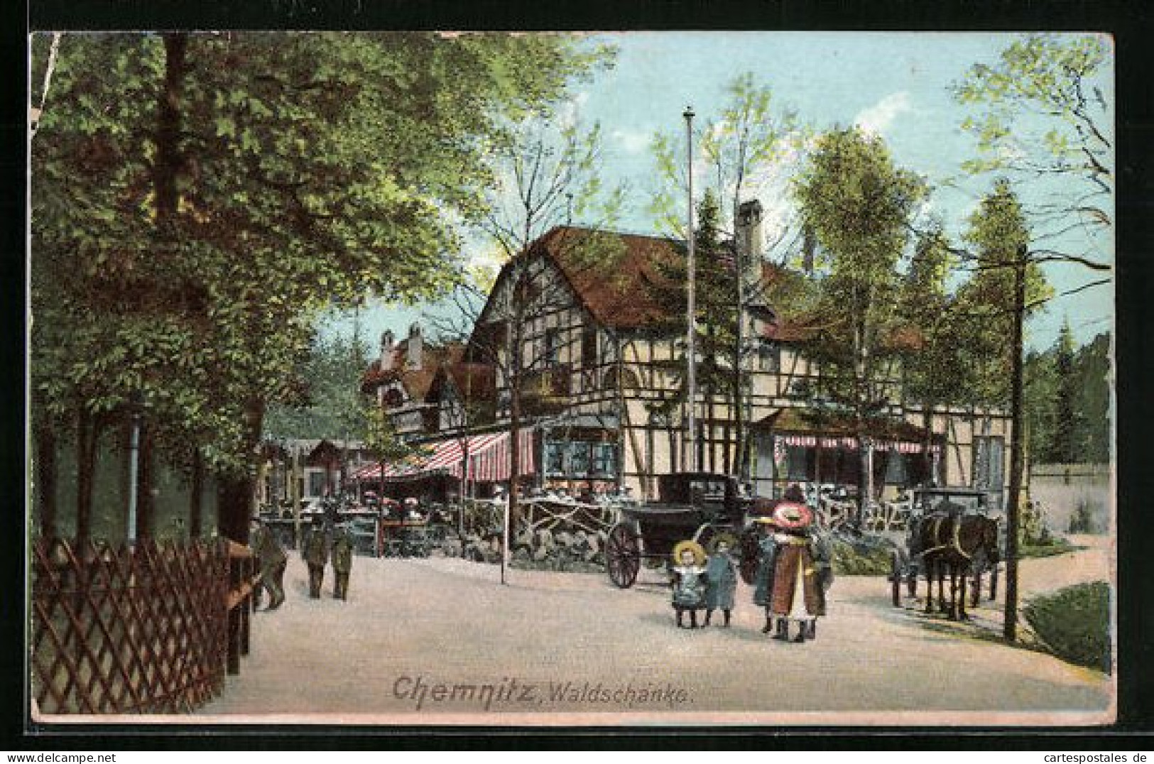 AK Chemnitz, Gasthaus Waldschänke  - Chemnitz