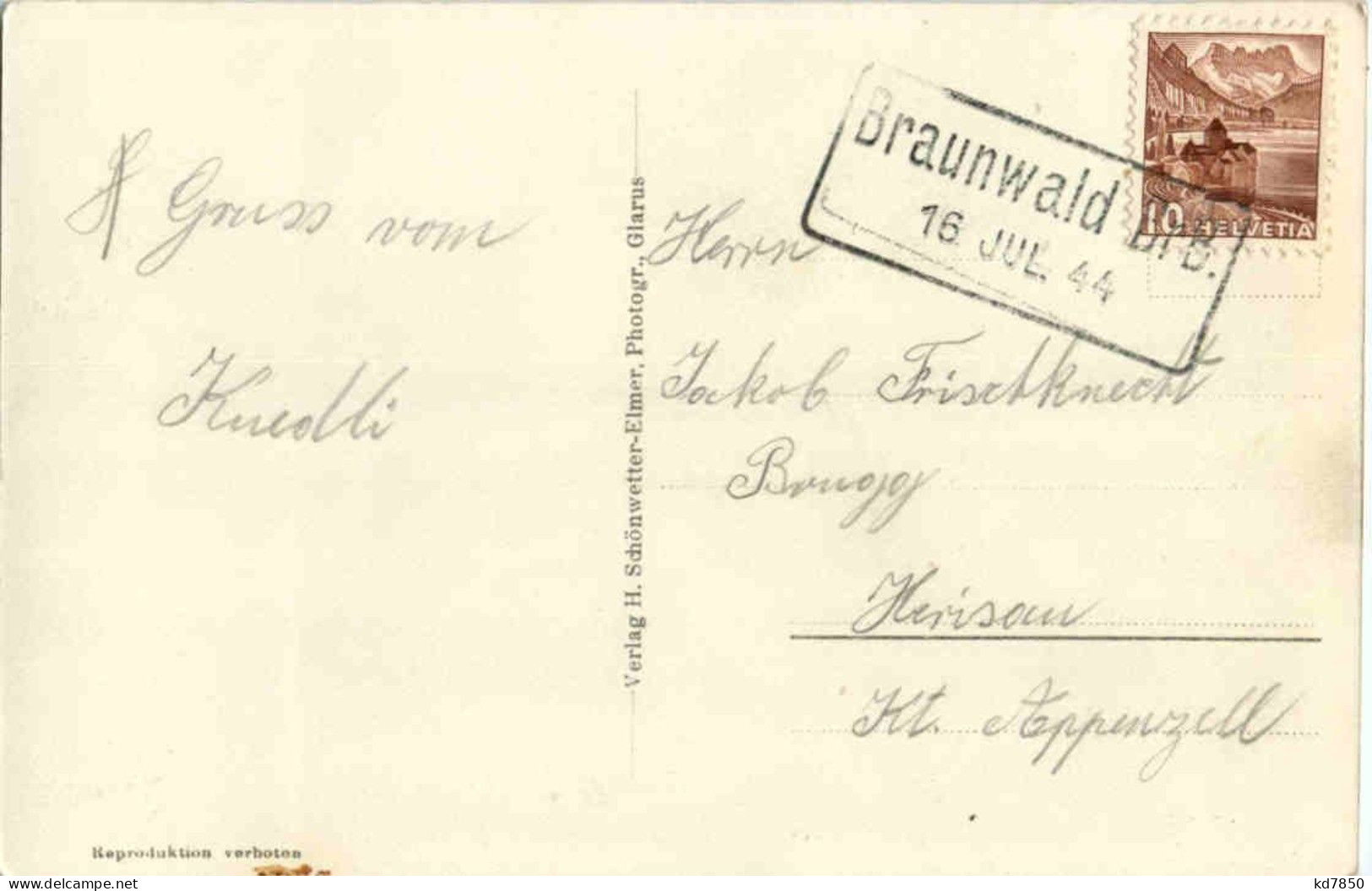 Braunwald - Partie Beim Hotel Braunwald - Other & Unclassified