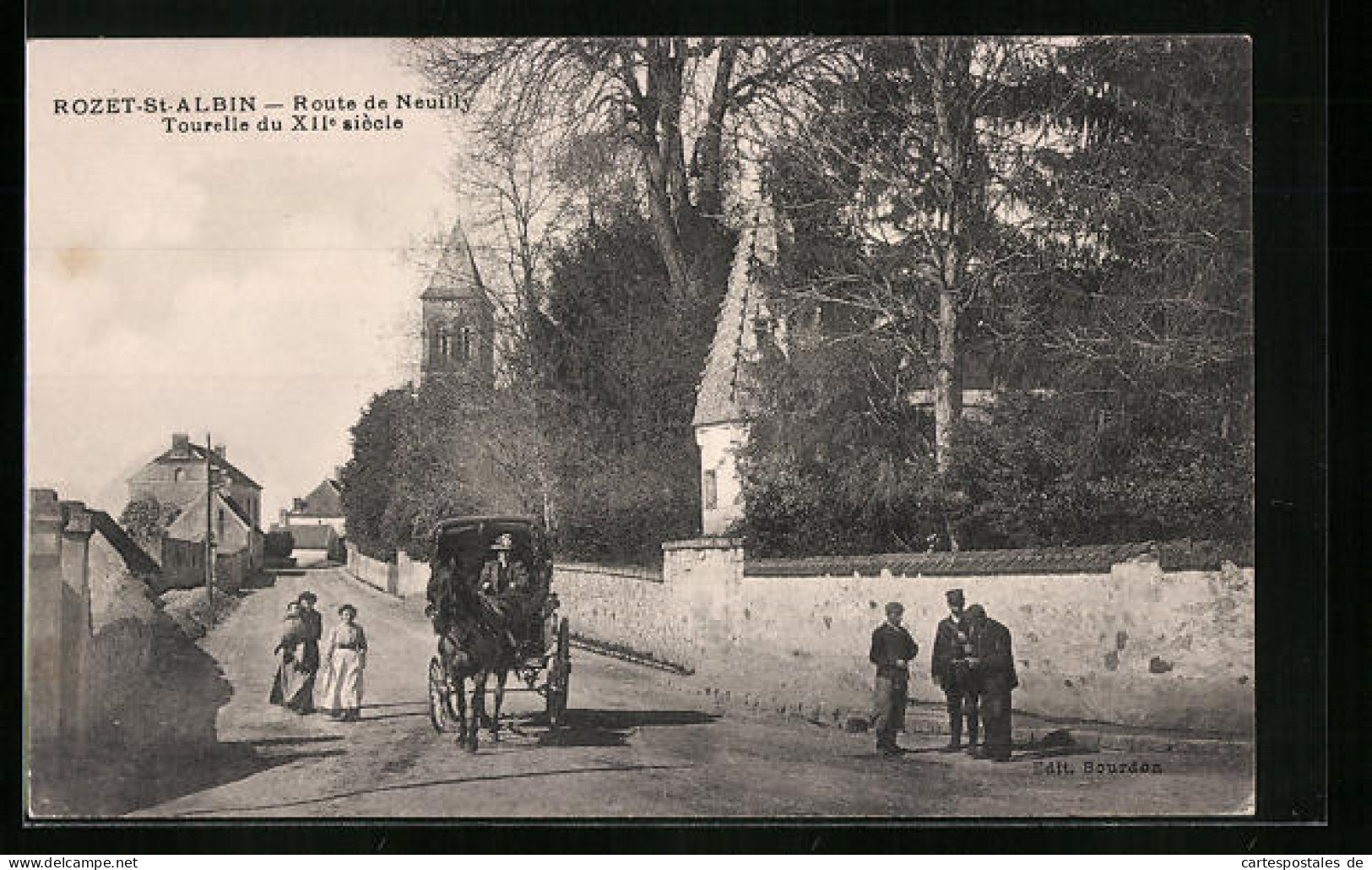 CPA Rozet-St-Albin, Route De Neuilly, Tourelle Du XII. Siècle  - Sonstige & Ohne Zuordnung
