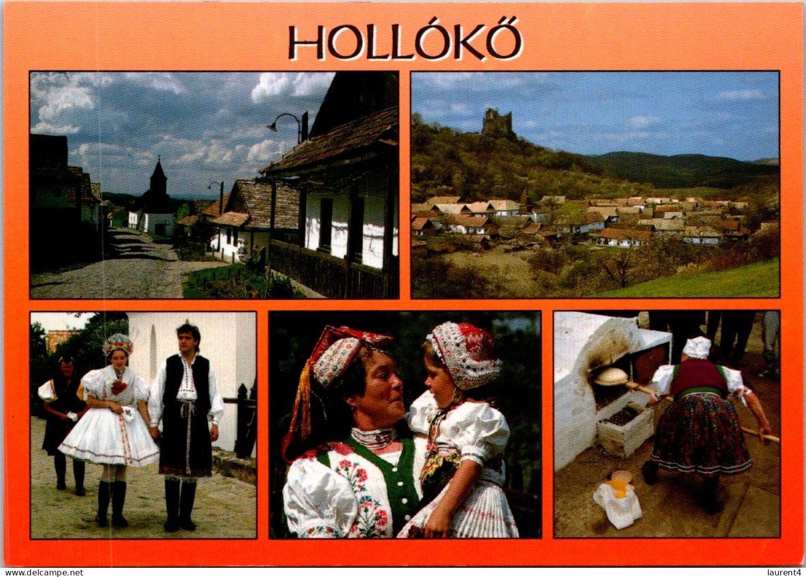 1-5-2024 (3 Z 33) Hungary - Hollókő (2 Postcards) - Hungría