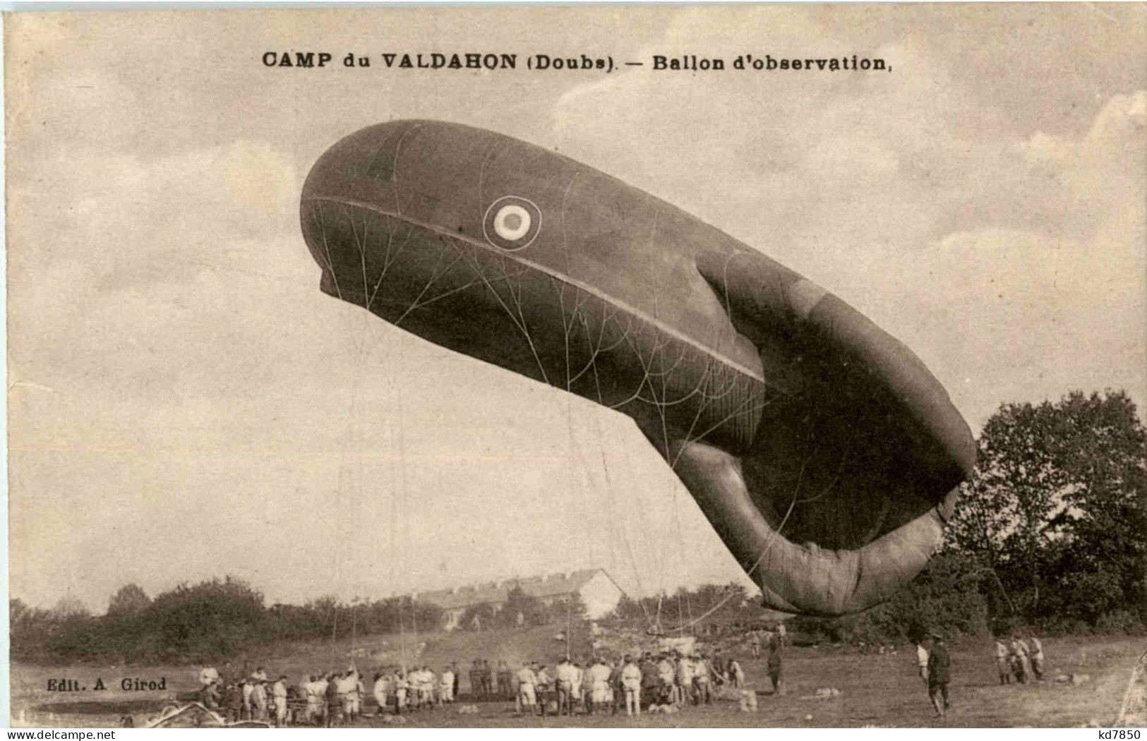 Camp De Valdahon - Ballon D Observation - Fesselballons