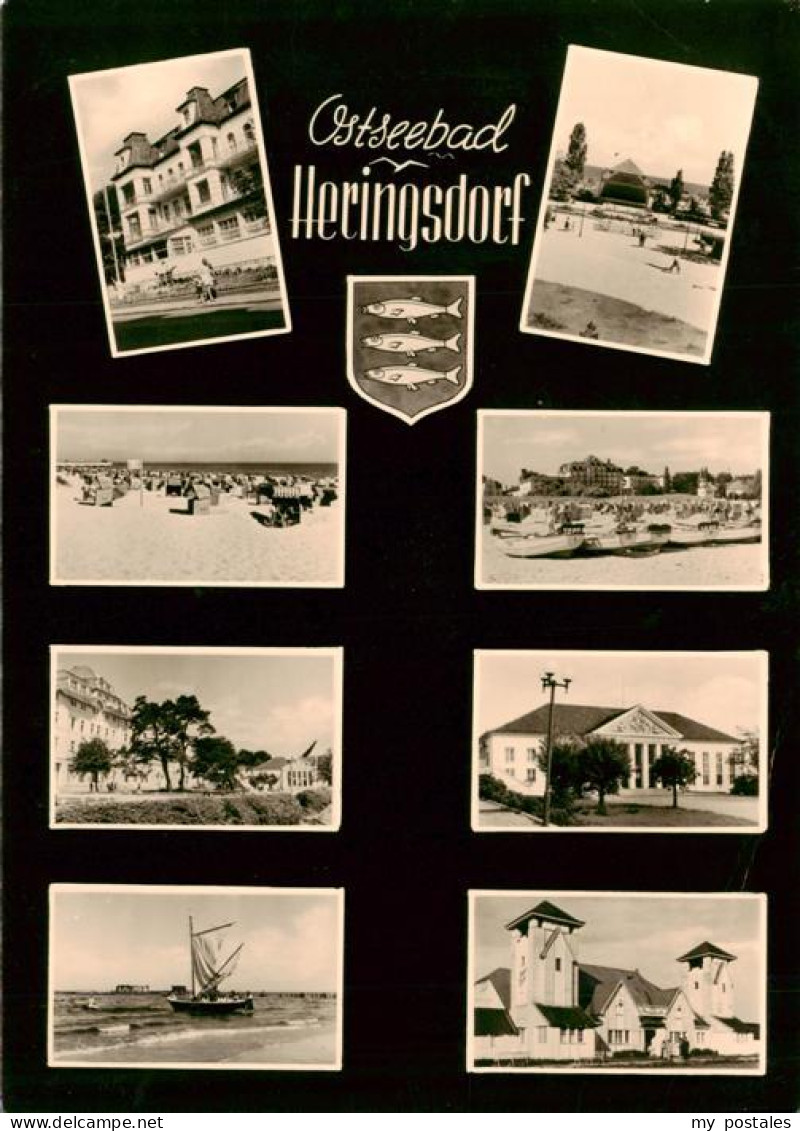 73901081 Heringsdorf  Ostseebad Usedom Strandhotels Strandpartien  - Sonstige & Ohne Zuordnung