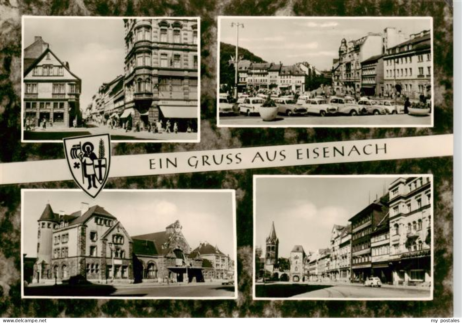 73901080 Eisenach Karlstrasse Markt Bahnhof Platz Der DSF Mit Nikolaitor Und Nik - Eisenach