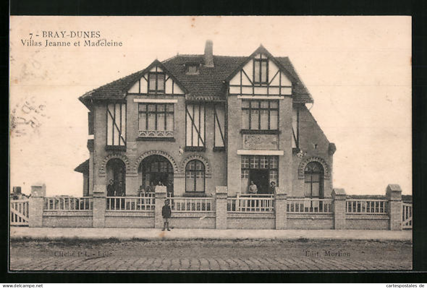 CPA Bray-Dunes, Villas Jeanne Et Madeleine  - La Madeleine