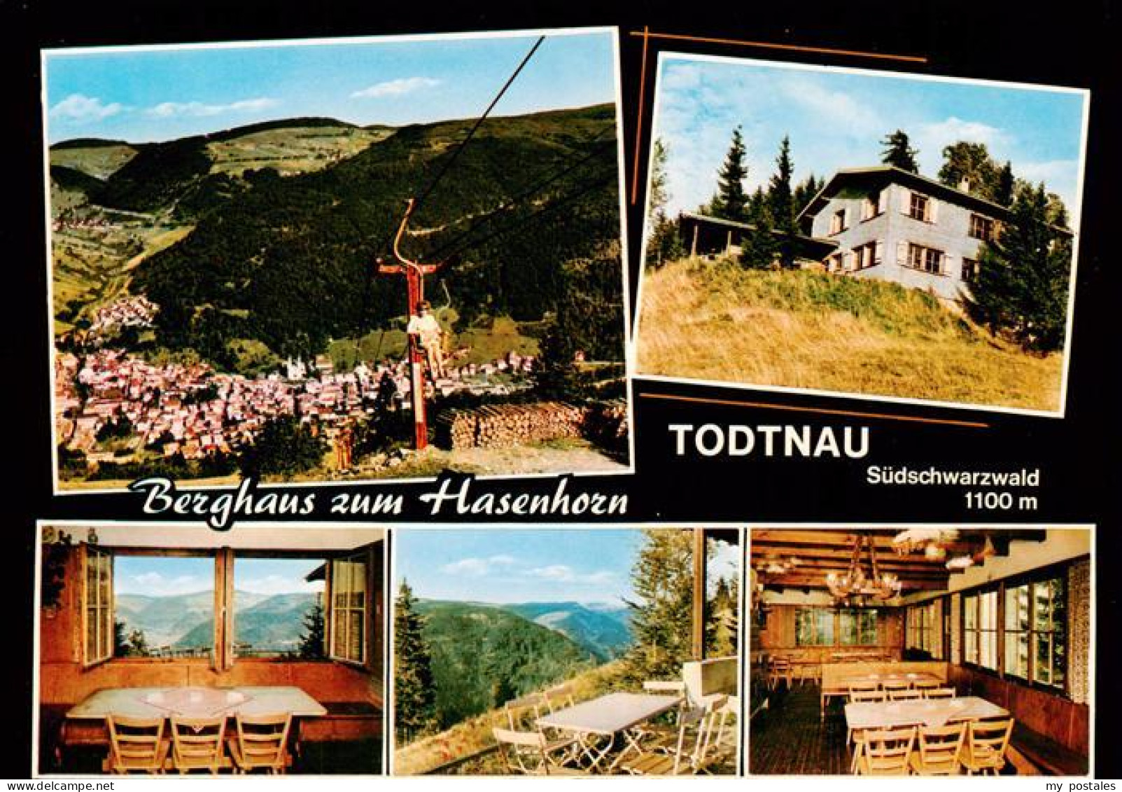 73901053 Todtnau Berggasthaus Zum Hasenhorn Gastraeume Terrasse Panorama Todtnau - Todtnau