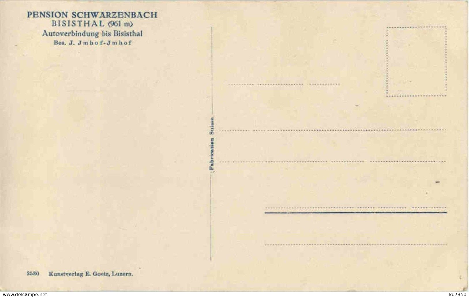 Bisisthal - Pension Schwarzenbach - Sonstige & Ohne Zuordnung