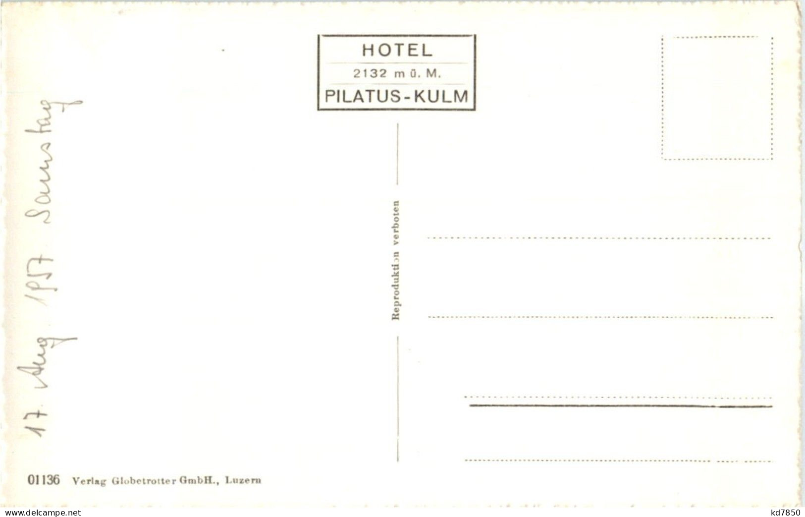 Pilatus Kulm - Autres & Non Classés