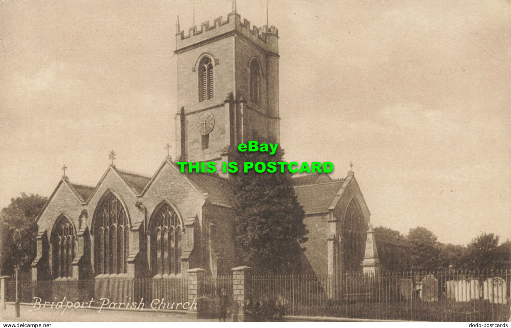 R566468 Bridport Parish Church. W. Frosts Series No. 48395 - World