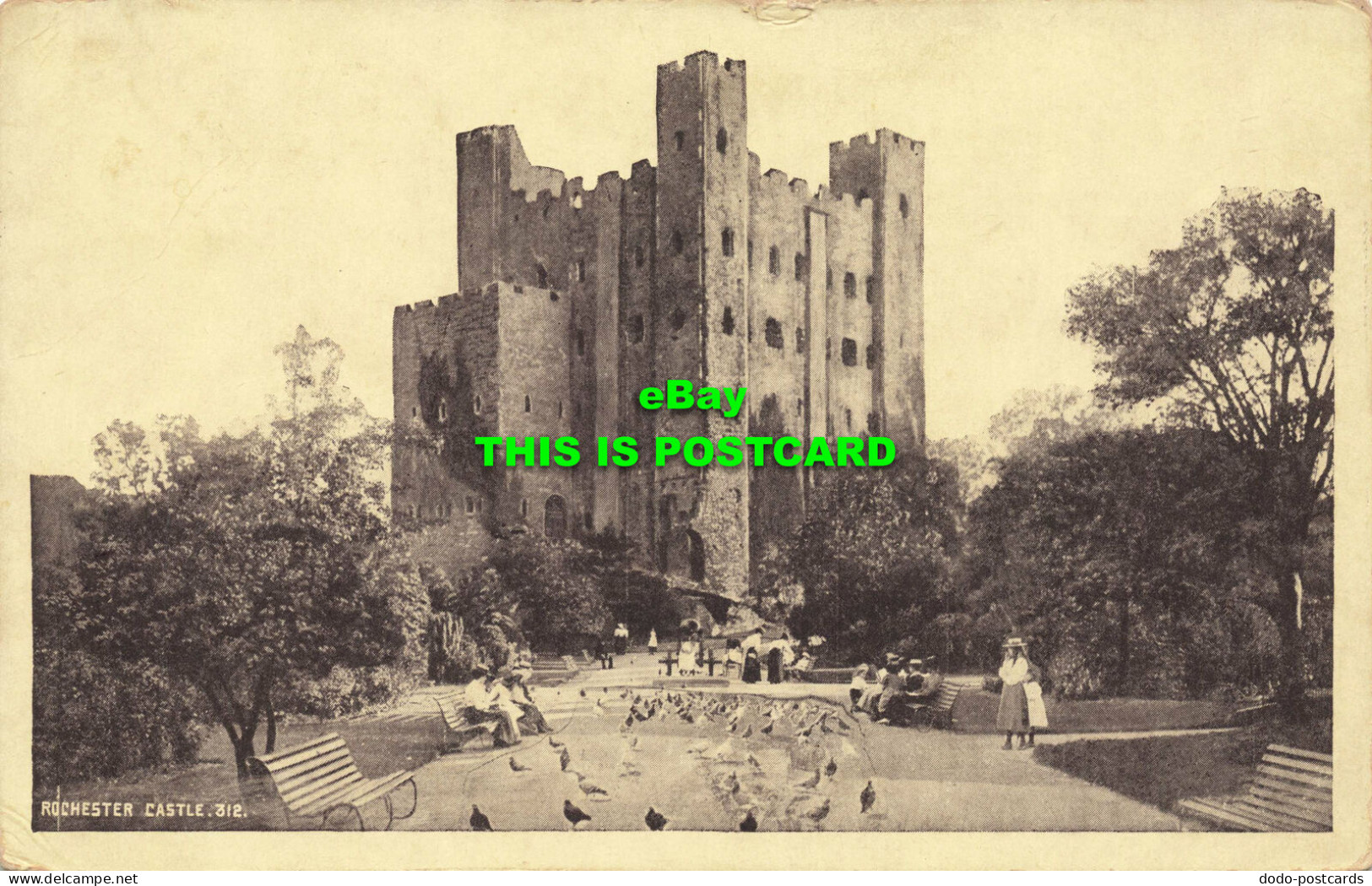 R566469 Rochester Castle. 312. J. Welch. 1921 - World