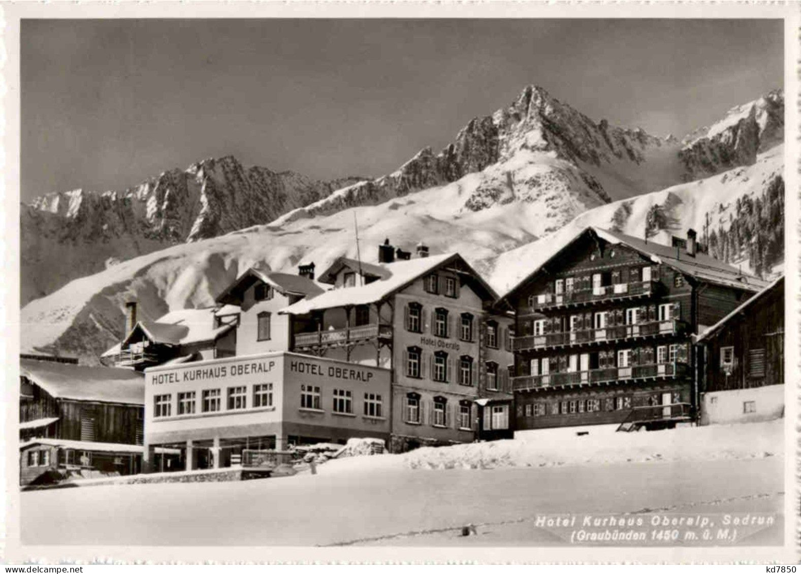 Sedrun - Hotel Oberalp - Autres & Non Classés