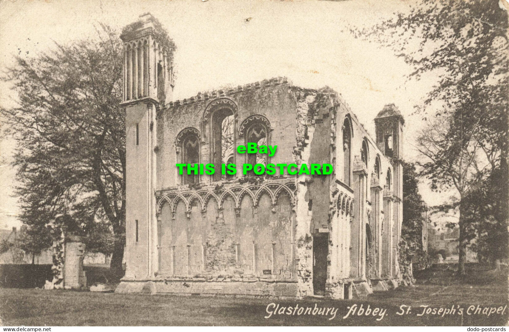 R566472 Glastonbury Abbey. St. Josephs Chapel. Friths Series. 1904 - World