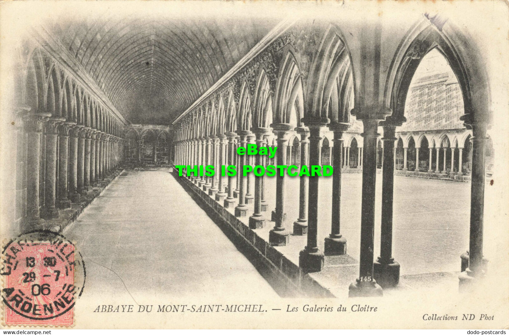 R566475 Abbaye Du Mont Saint Michel. Les Galeries Du Cloitre. Collection ND. Pho - World