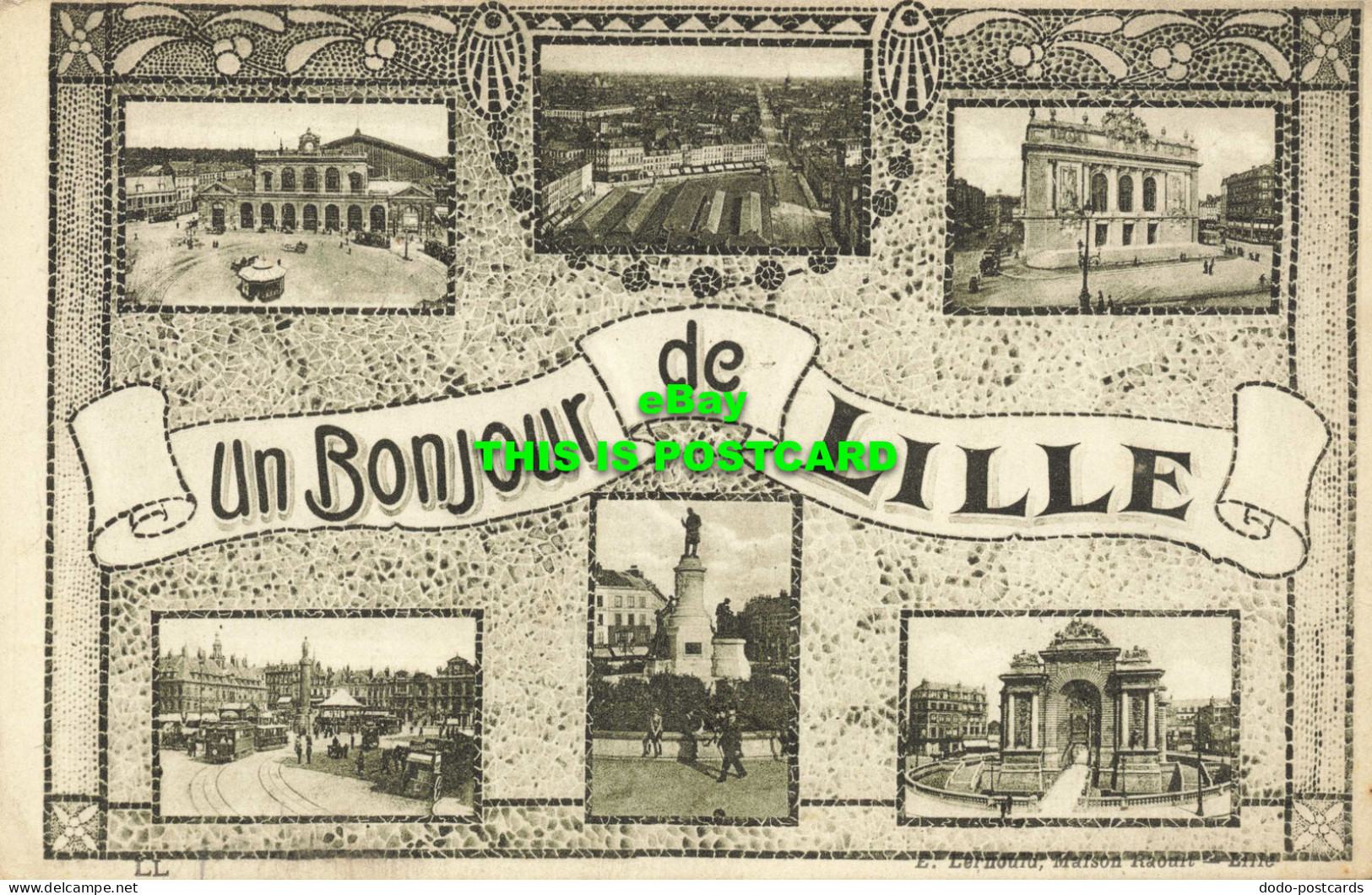 R566105 Un Bonjour De Lille. LL.E. Lernould. Levy Fils. Multi View - World