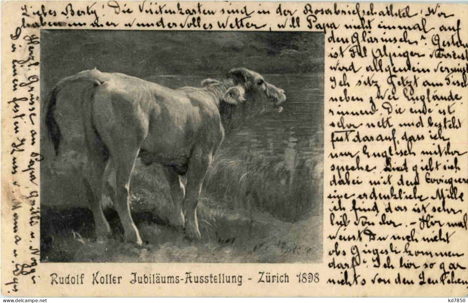 Zürich - Rudolf Koller Jubiläums Ausstellung 1898 - Autres & Non Classés