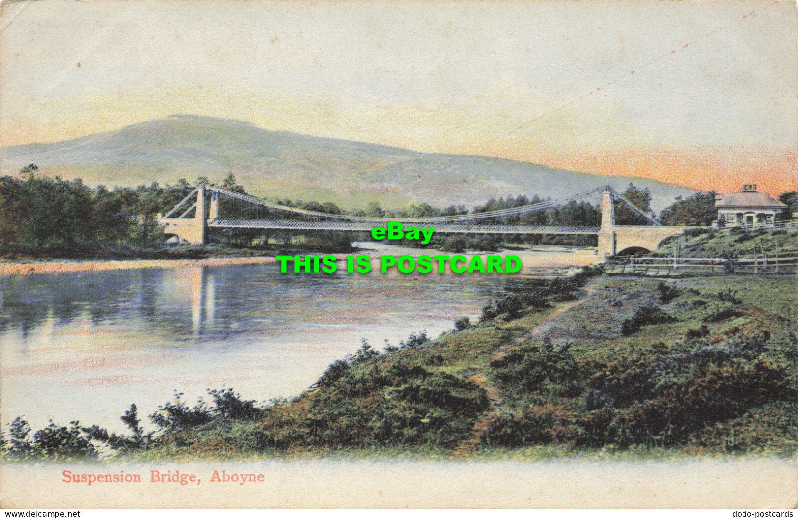 R566765 Suspension Bridge. Aboyne. G. W. W. 1909 - World