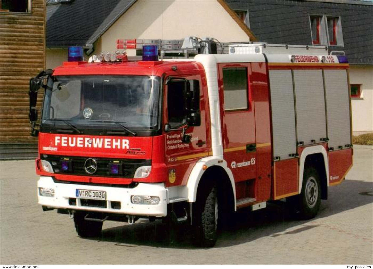 73901024 Reichenbach  Vogtland LF 10 8 Mercedes Benz Atego 1126 Freiwillige Feue - Autres & Non Classés
