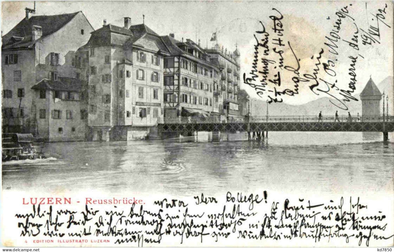 Luzern - Reussbrücke - Luzern