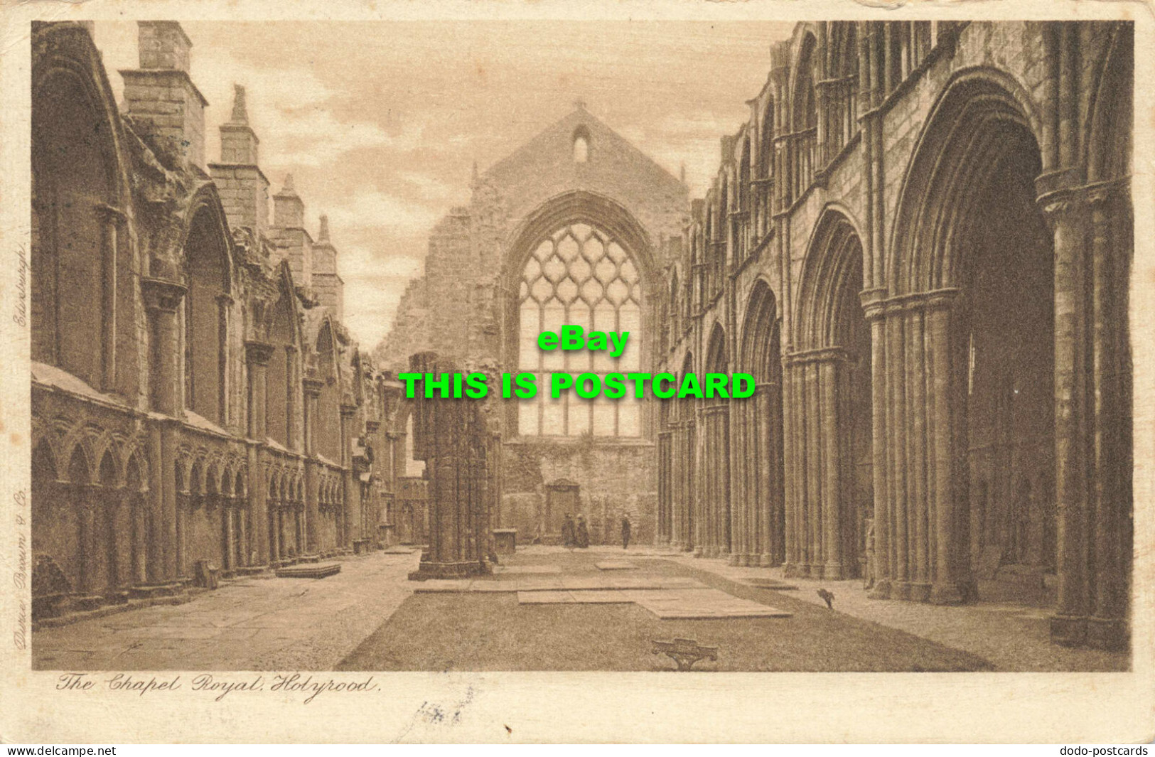 R566766 Chapel Royal. Holyrood. Durie Brown. Edinburgh. Pixie. P. B. E. 1911 - World