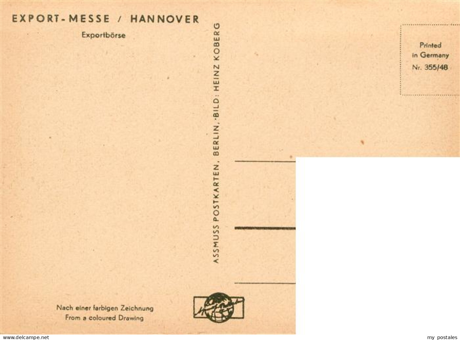 73901017 Hannover Export-Messe Exportboerse Zeichnung Hannover - Hannover