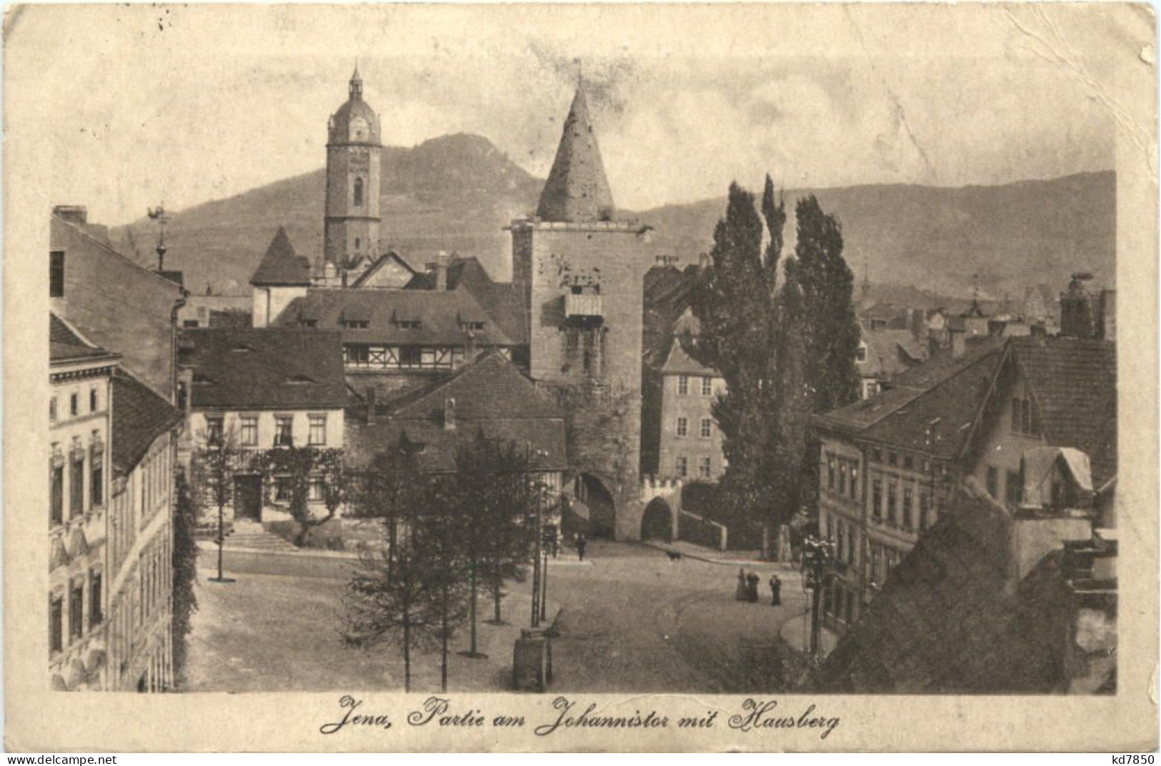 Jena - Partie Am Johannistor Mit Hausberg - Jena