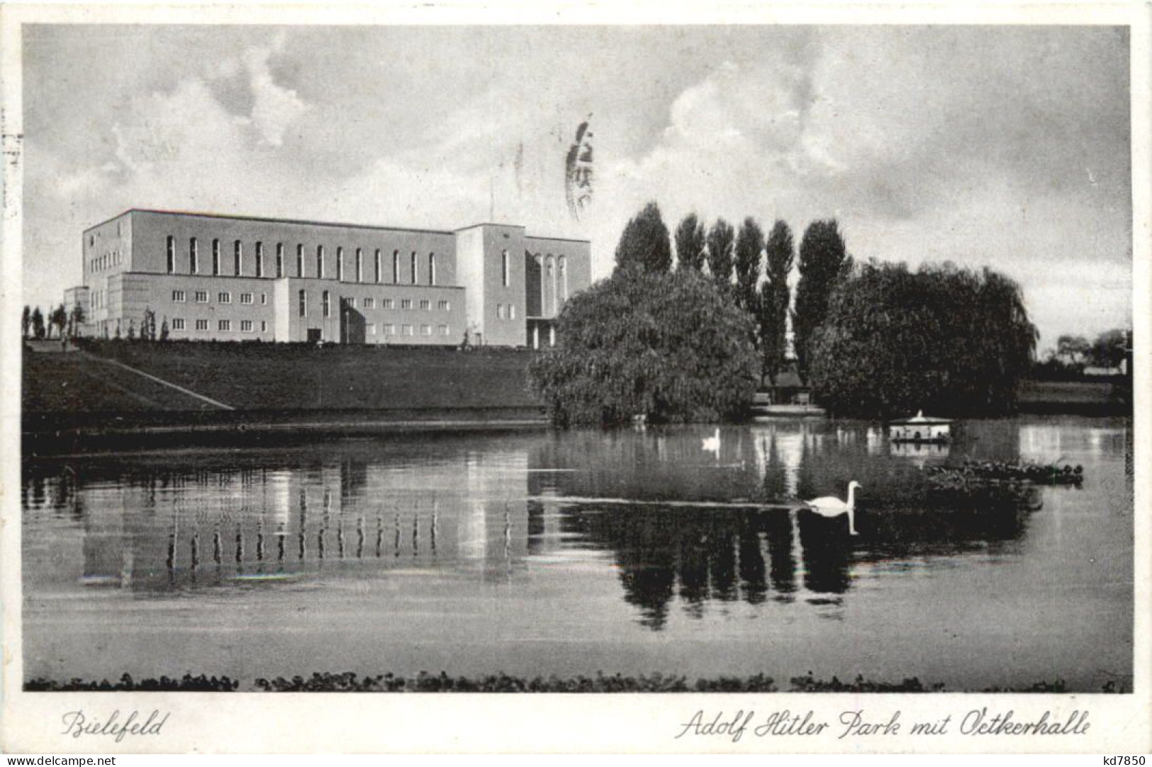 Bielefeld - Adolf Hitler Park Mit Oetkerhalle - Bielefeld