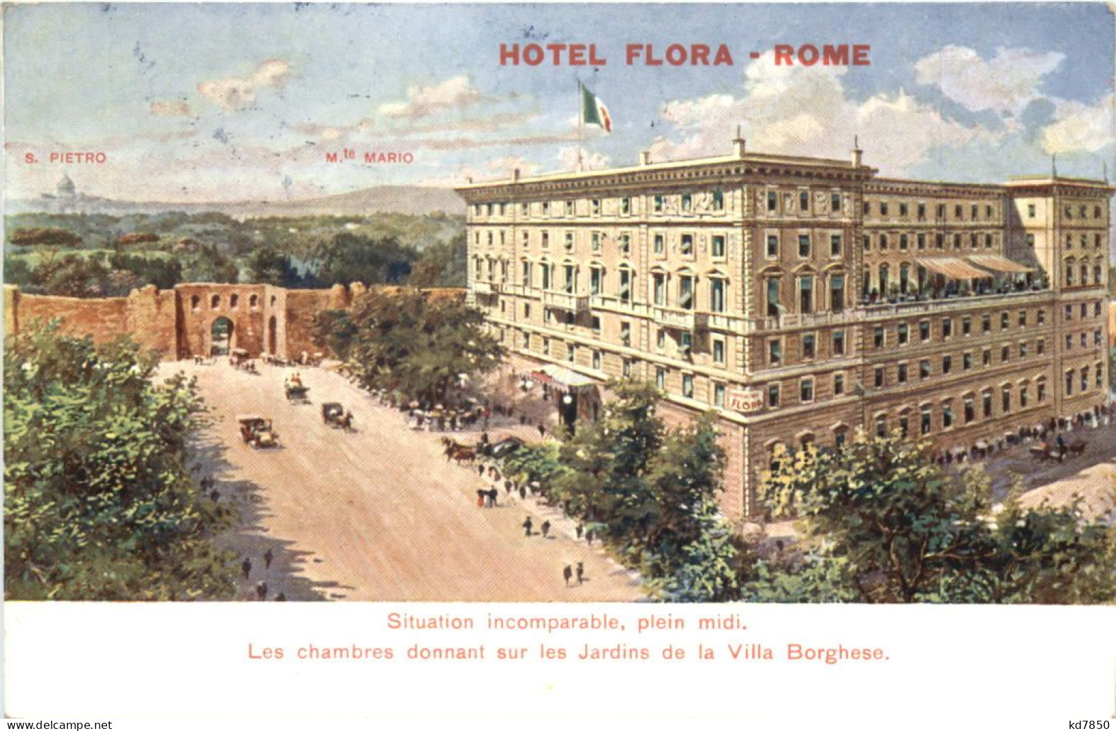 Roma - Hotel Flora - Autres & Non Classés