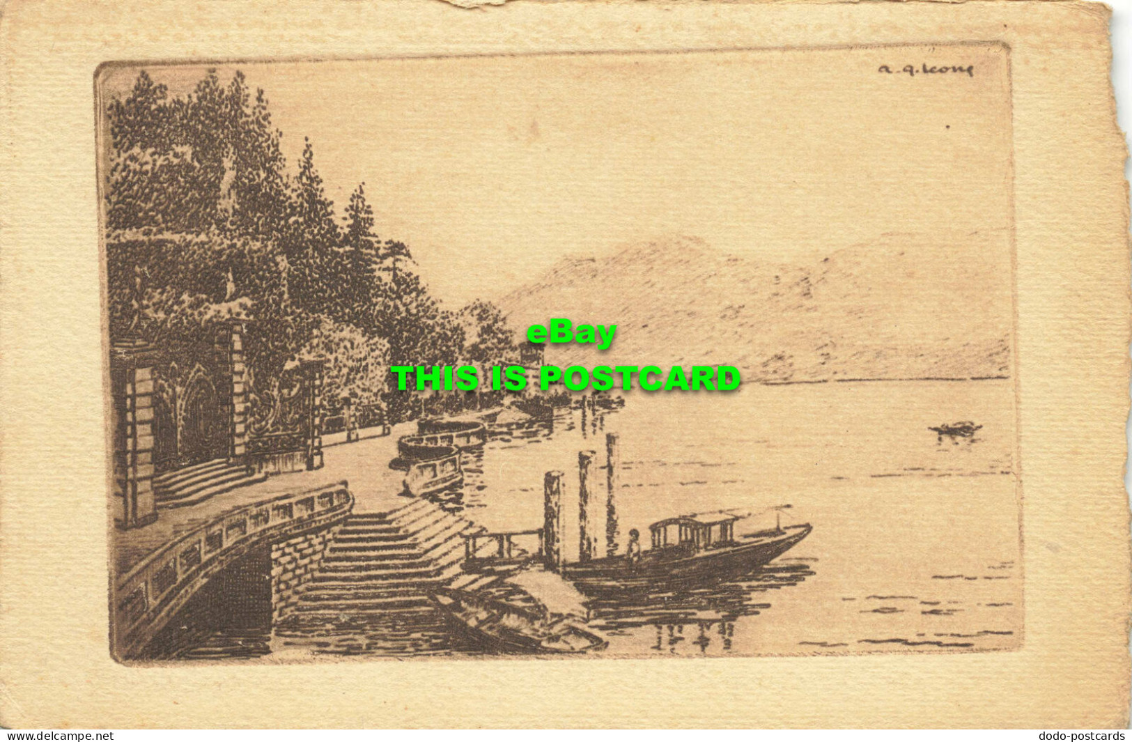 R566115 A. G. Leone. Lago Di Como. Ingresso Villa Carlotta - World