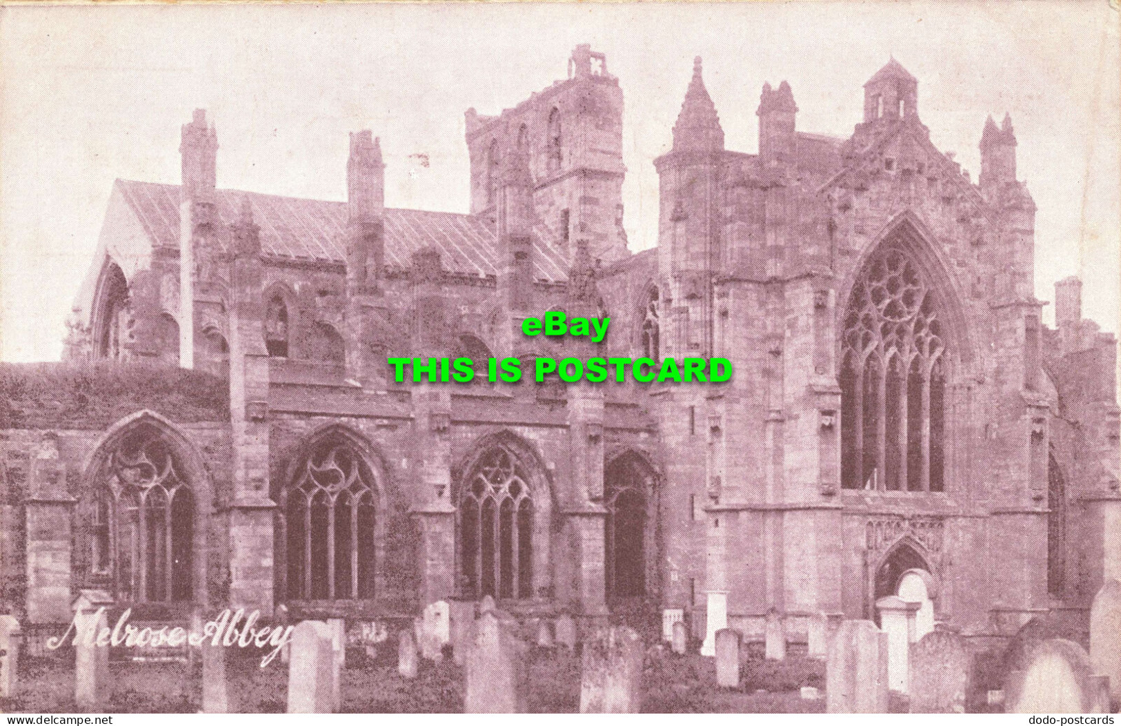 R566486 Melrose Abbey. Christian Novels Series - World