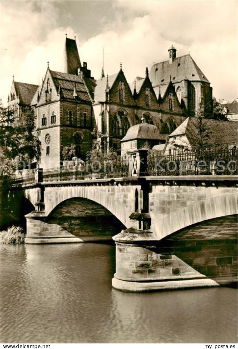 73862537 Marburg Lahn Philippsuniversitaet Lahnpartie Bruecke Marburg Lahn - Marburg