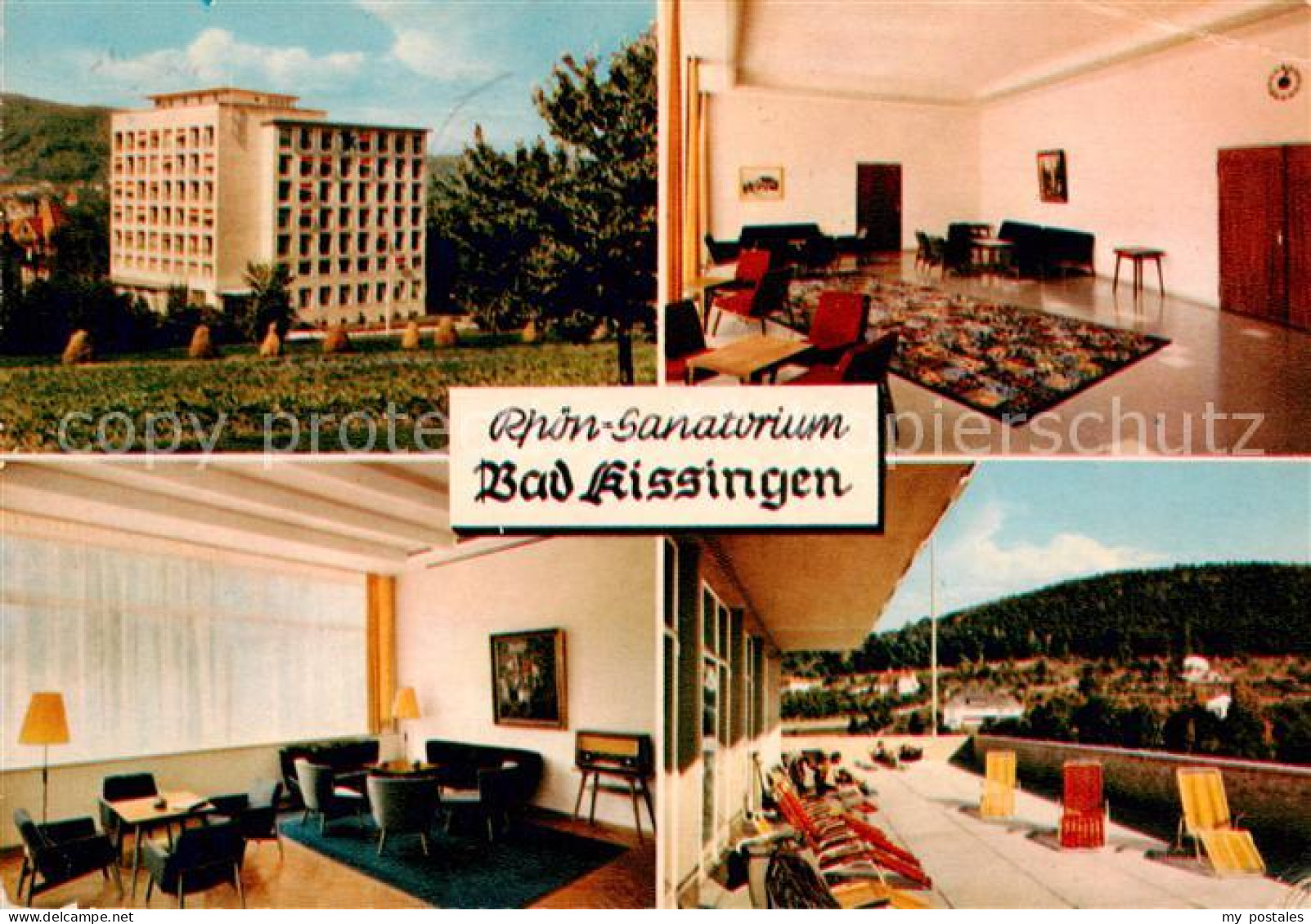 73862527 Bad Kissingen Rhoen Sanatorium Teilansichten Terrasse Bad Kissingen - Bad Kissingen
