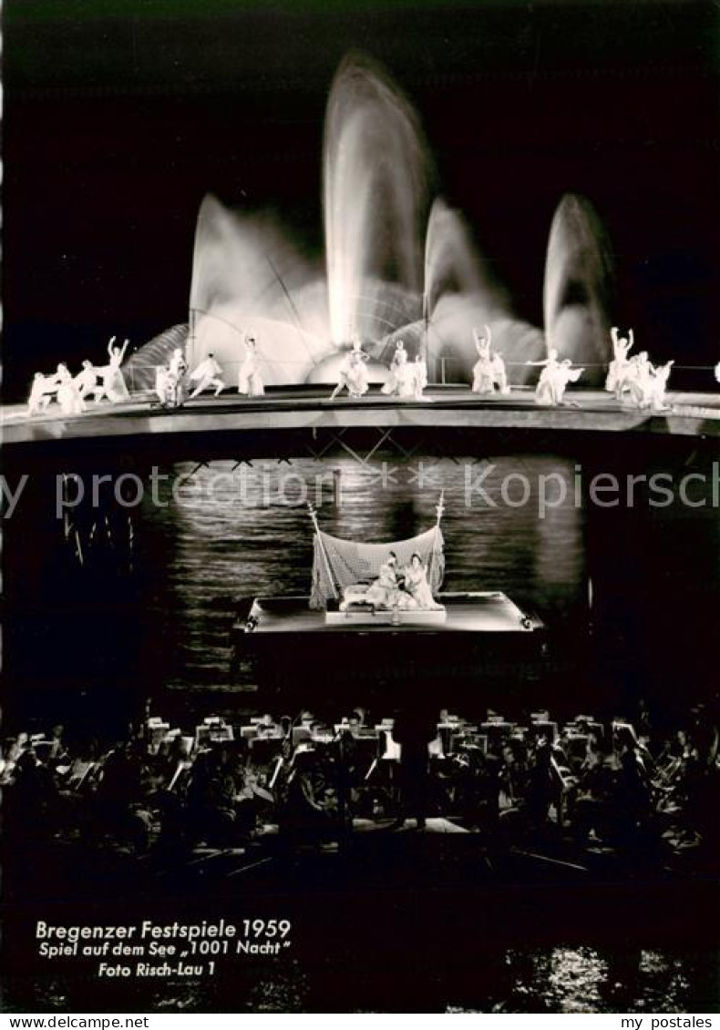 73862460 Bregenz Vorarlberg Bodensee Bregenzer Festspiele 1959 Spiel Auf Dem See - Altri & Non Classificati