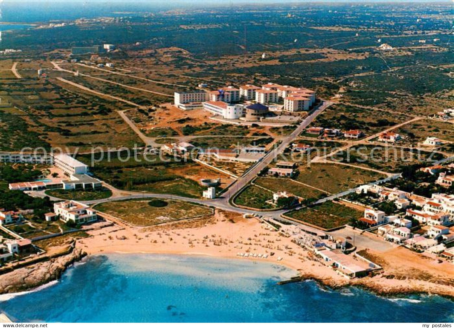 73829214 San Luis Menorca ES Hotel Pueblo Playa Punta Prima Fliegeraufnahme  - Other & Unclassified