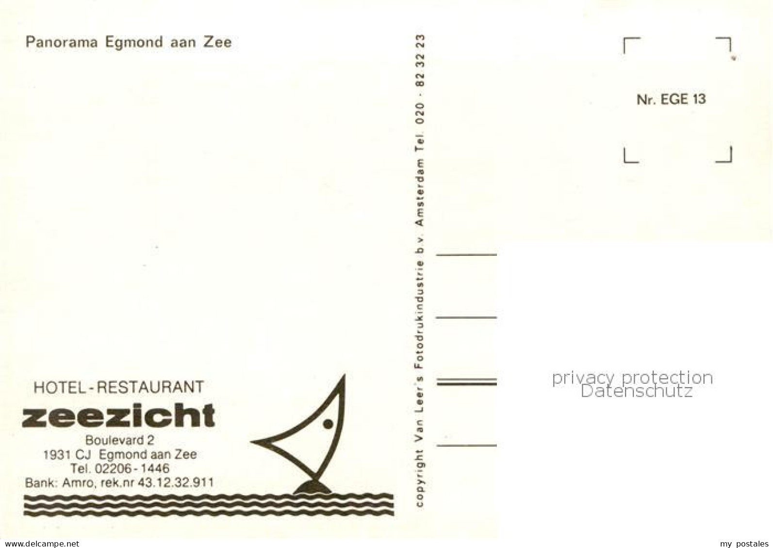 73829160 Egmond  Aan Zee NL Fliegeraufnahme  - Autres & Non Classés