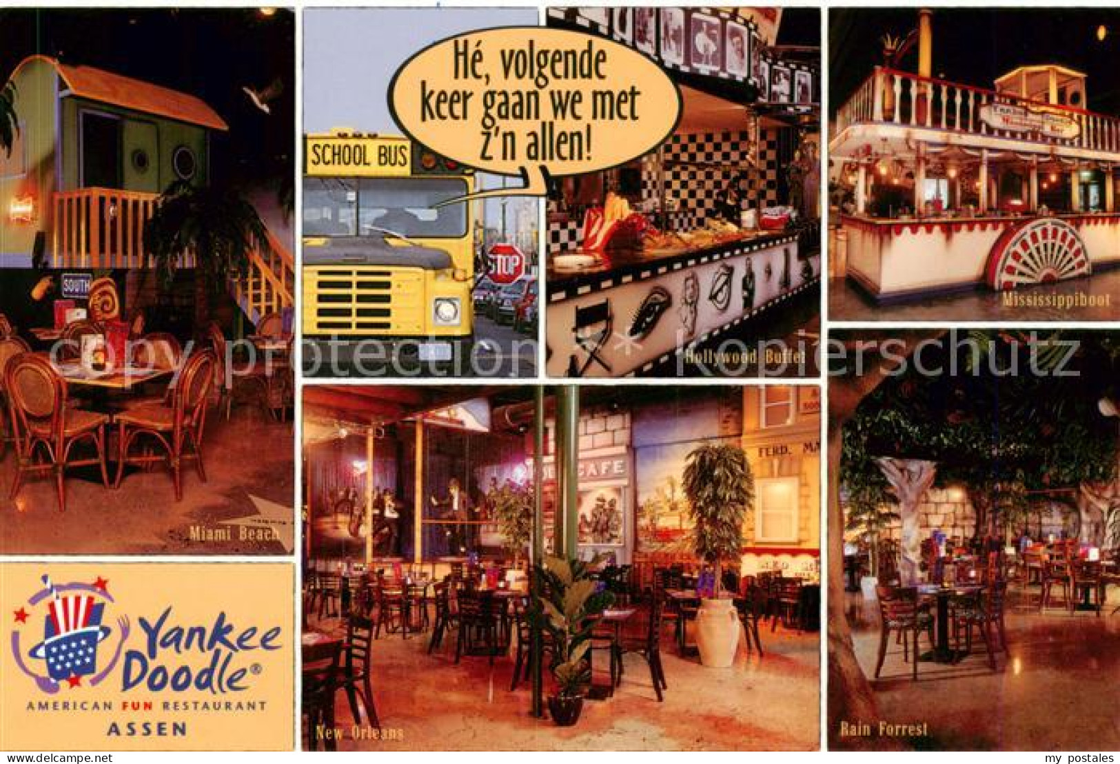 73829141 Assen NL Yankee Doodle American Fun Restaurant Miami Beach New Orleans  - Sonstige & Ohne Zuordnung