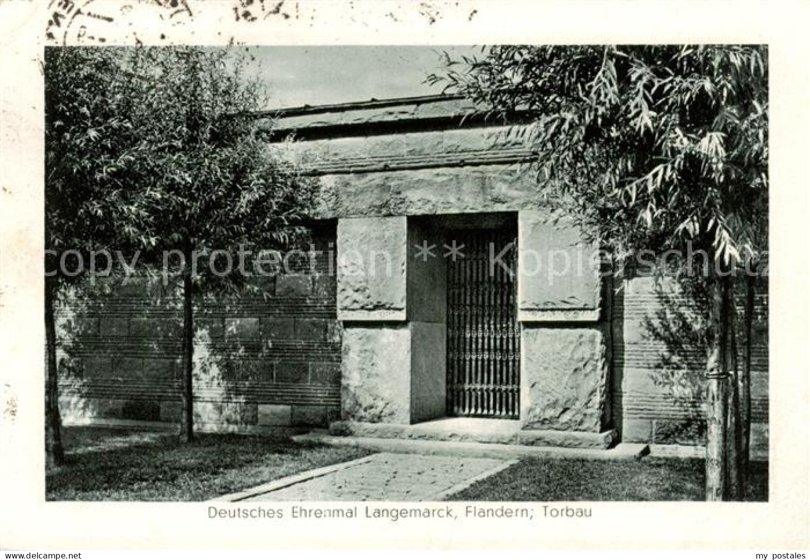 73829098 Langemarck West-Vlaanderen Belgie Deutsches Ehrenmal Torbau  - Sonstige & Ohne Zuordnung