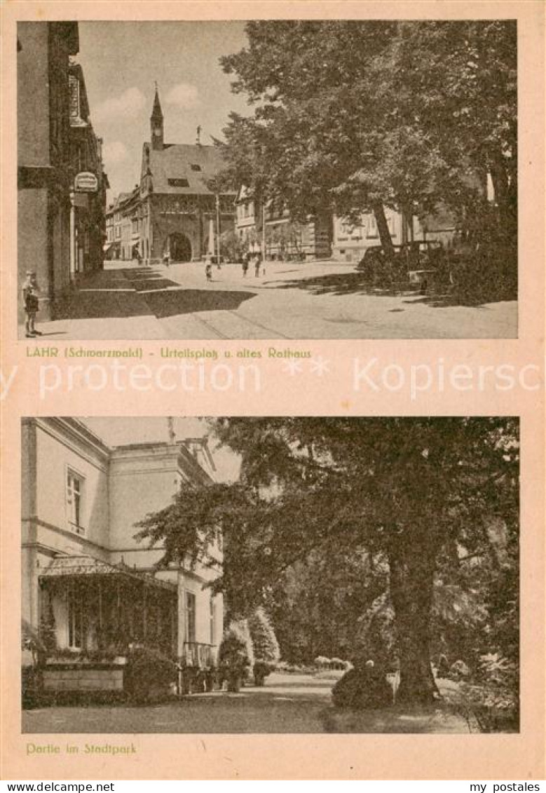 73829072 Lahr Baden Urteilsplatz Und Altes Rathaus Partie Im Stadtpark Lahr Bade - Lahr