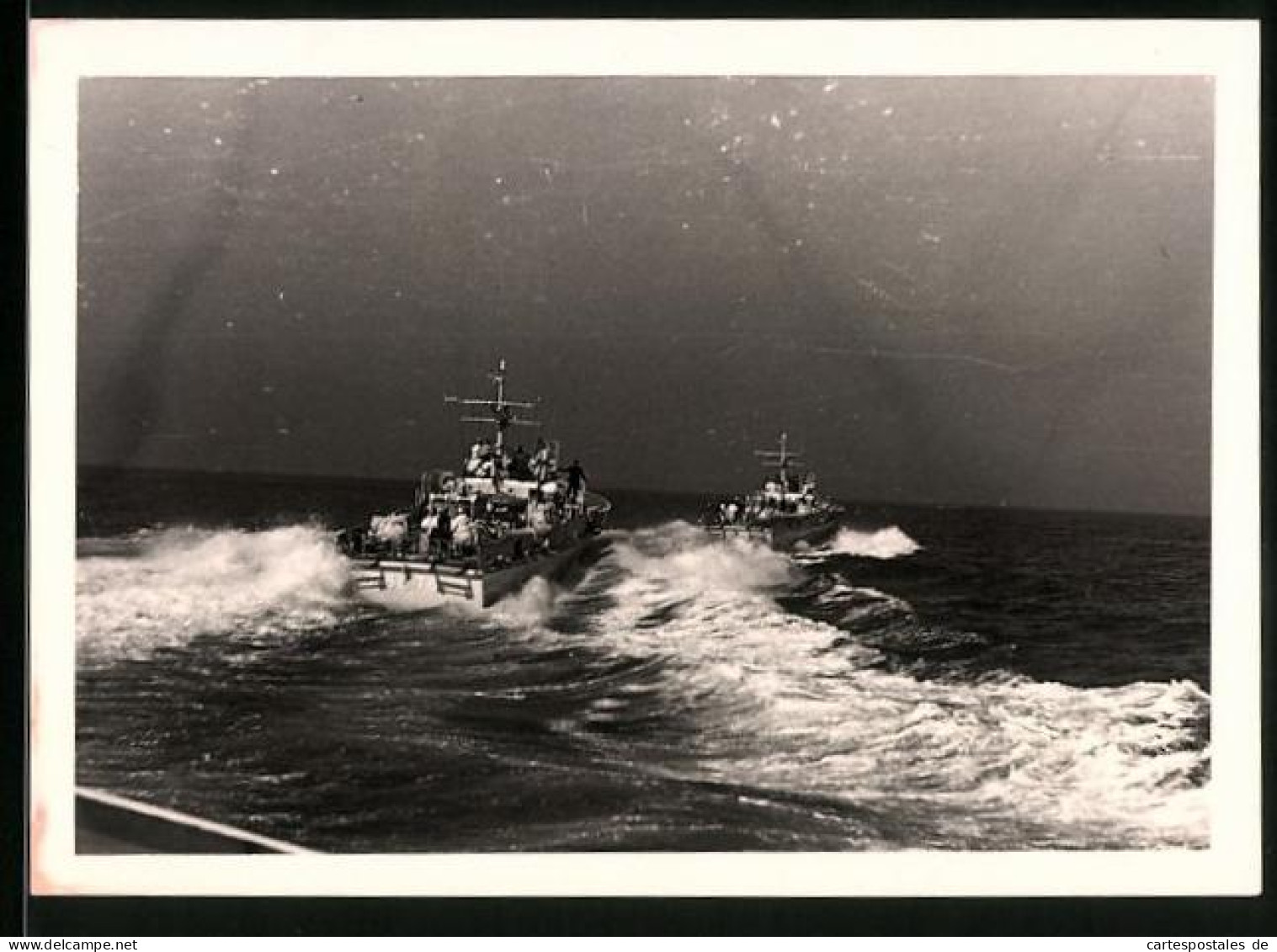 Fotografie Kriegsschiff Torpedo-Schnellboot P 6076 Der Bundesmarine  - Guerre, Militaire