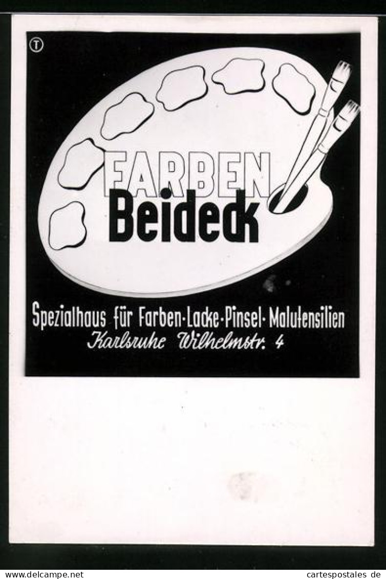 Fotografie Reklame Farben - Beideck, Karlsruhe, Wilhelmstr. 4  - Autres & Non Classés