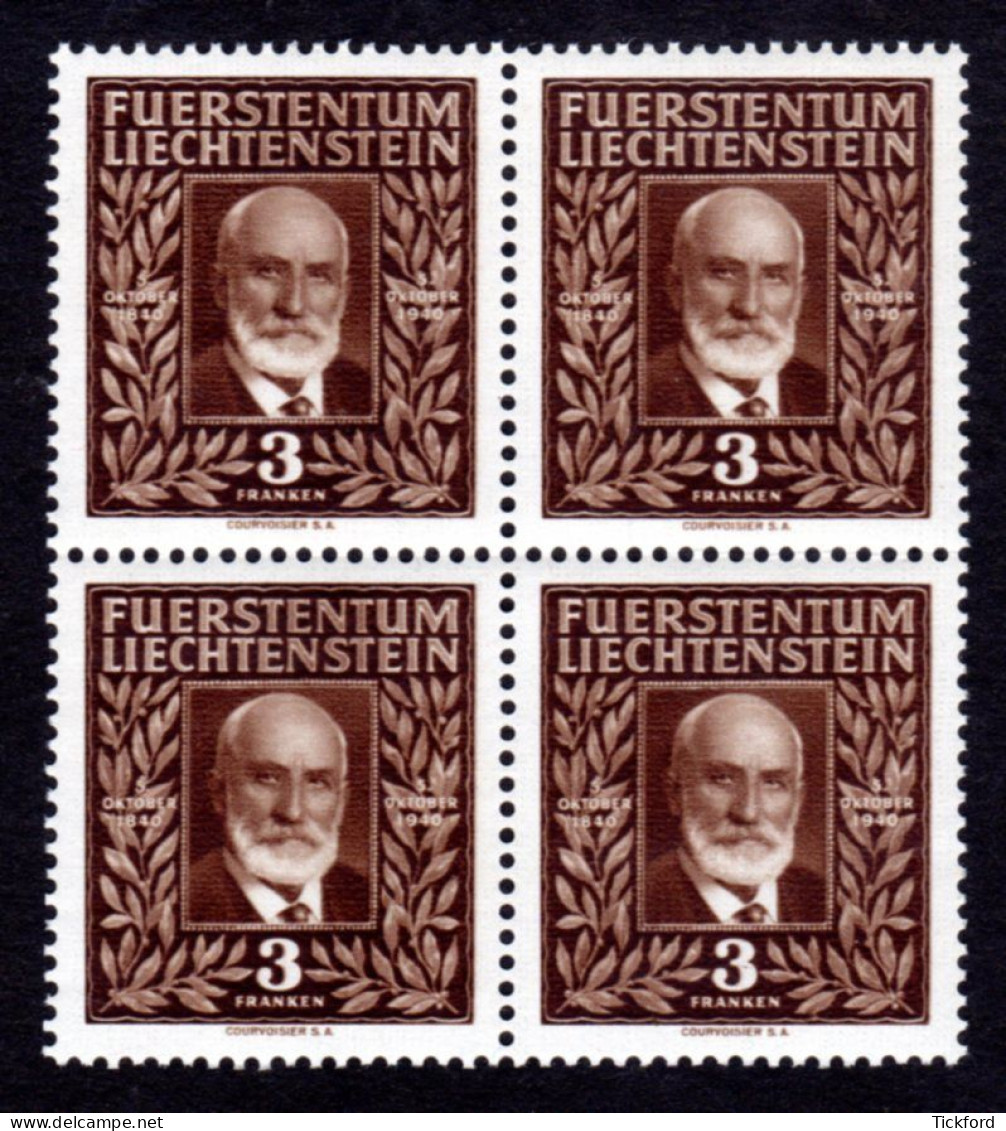 LIECHTENSTEIN 1940 - Yvert N° 166 - NEUF ** LUXE / MNH - Prince Jean II, TB - Neufs