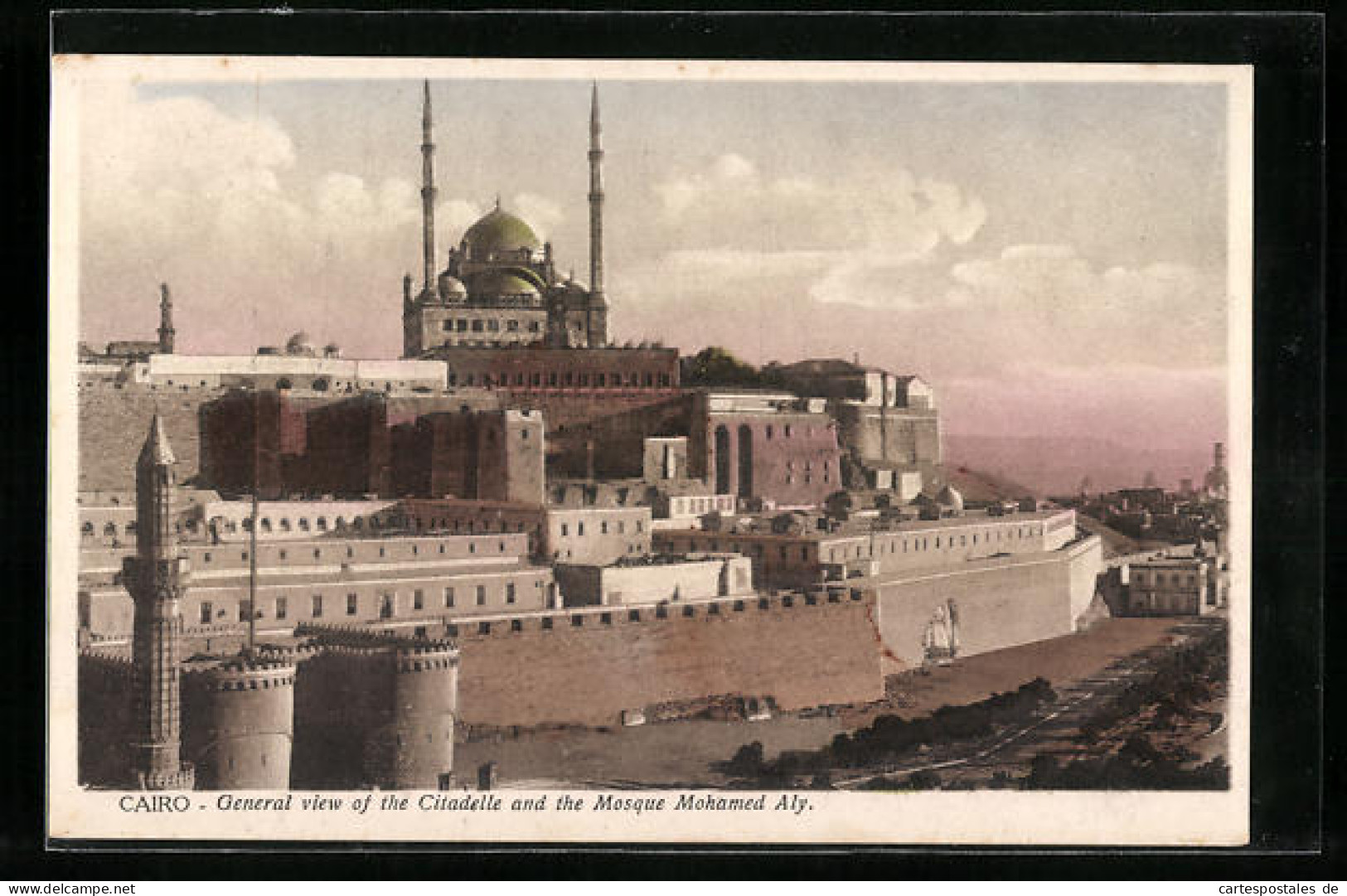 CPA Cairo, General View Of The Citadelle And The Mosque Mohamed Aly  - Autres & Non Classés