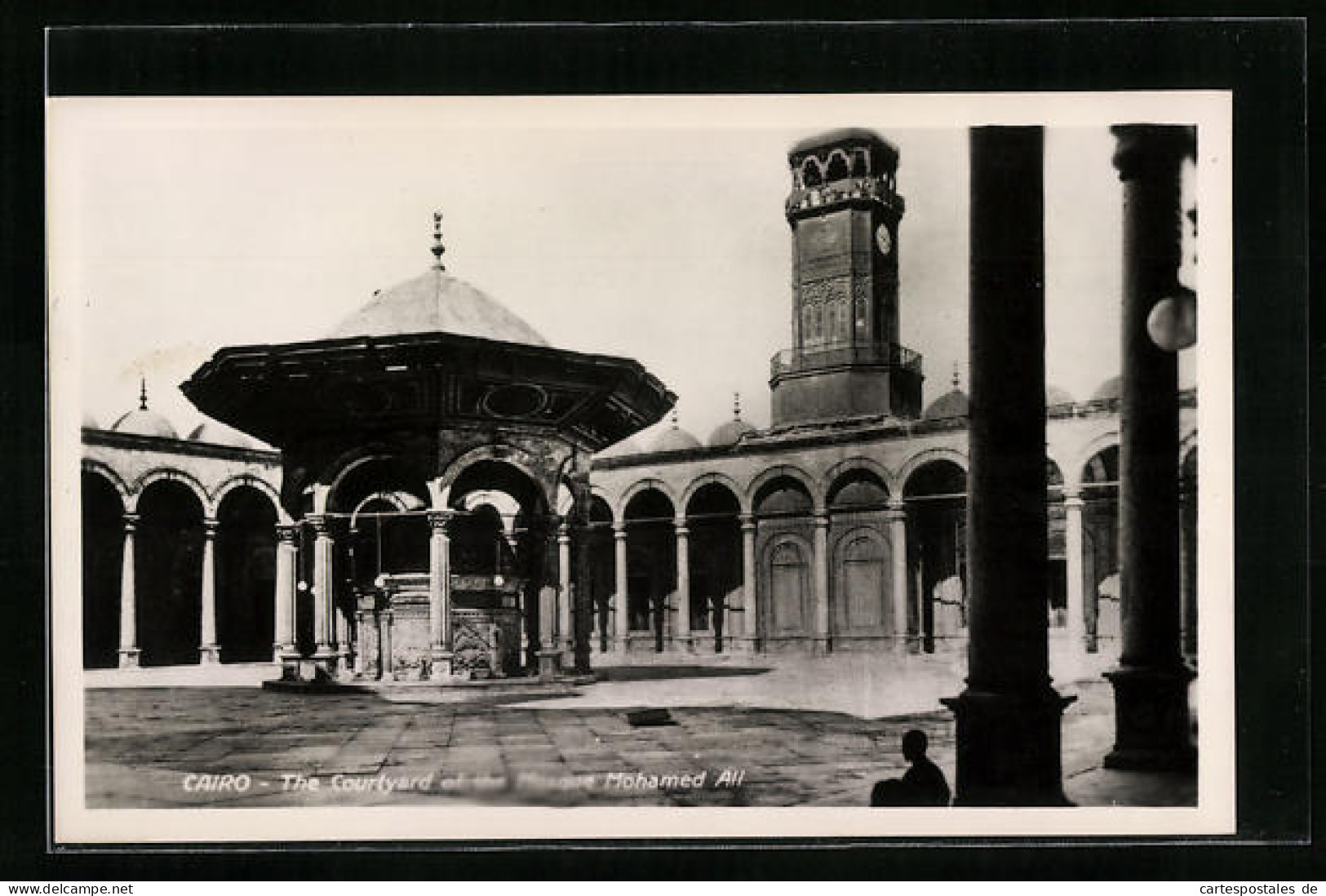 CPA Cairo, The Courtyard Of The Mosque Mohamed Ali  - Autres & Non Classés