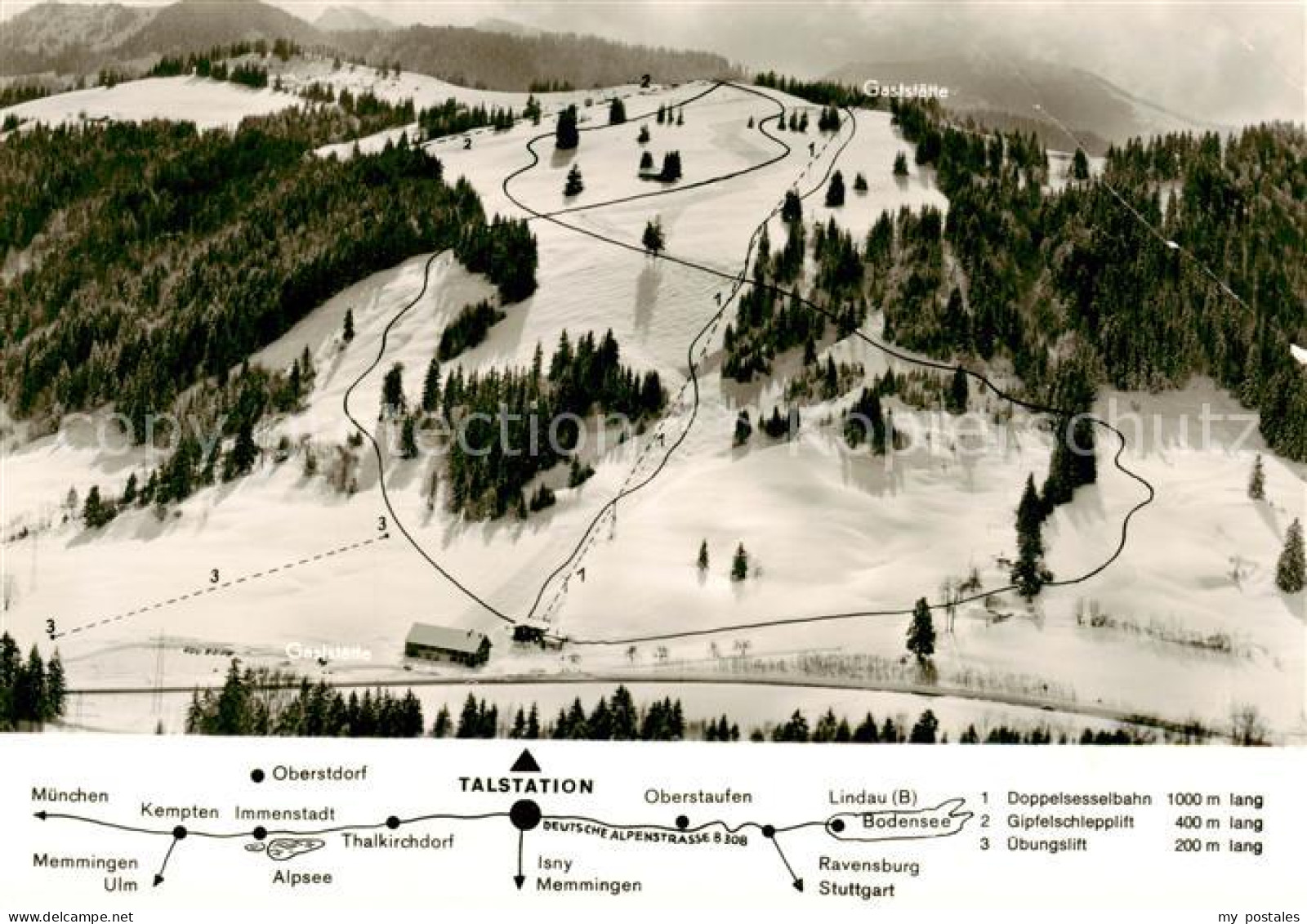 73829033 Oberstaufen Skigebiet Huendlealpe Oberstaufen - Oberstaufen