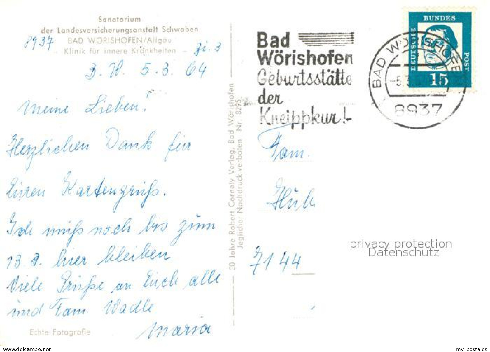 73829017 Bad Woerishofen Sanatorium Der LVA Schwaben Teilansichten Bad Woerishof - Bad Wörishofen