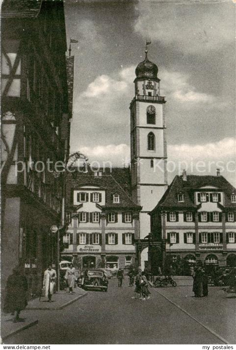 73829007 Bad Mergentheim Marktplatz Mit Stadtkirche Bad Mergentheim - Bad Mergentheim