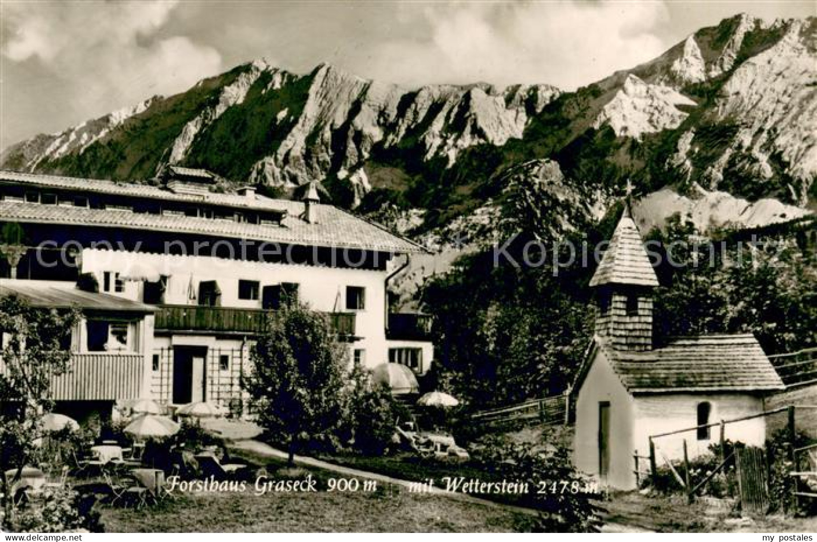 73663444 Graseck Forsthaus Graseck Mit Wetterstein Graseck - Garmisch-Partenkirchen