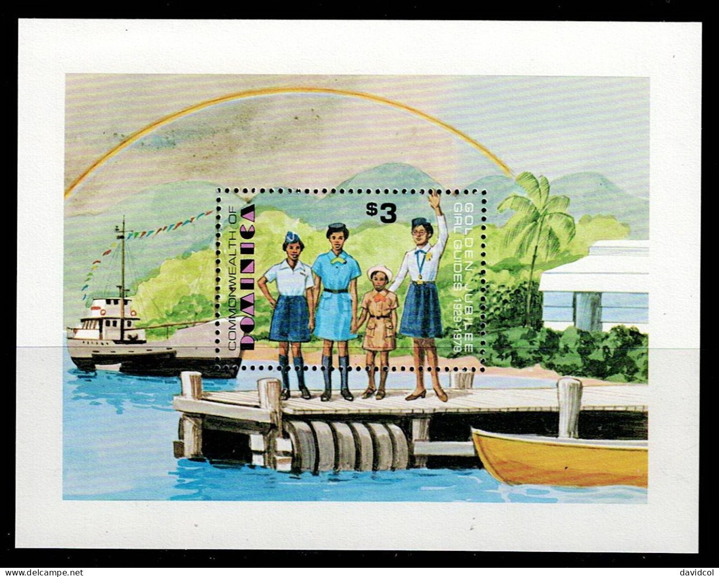 DOM-05- DOMINICA - 1979 - MNH -SCOUTS- GIRL GUIDES - Dominica (...-1978)