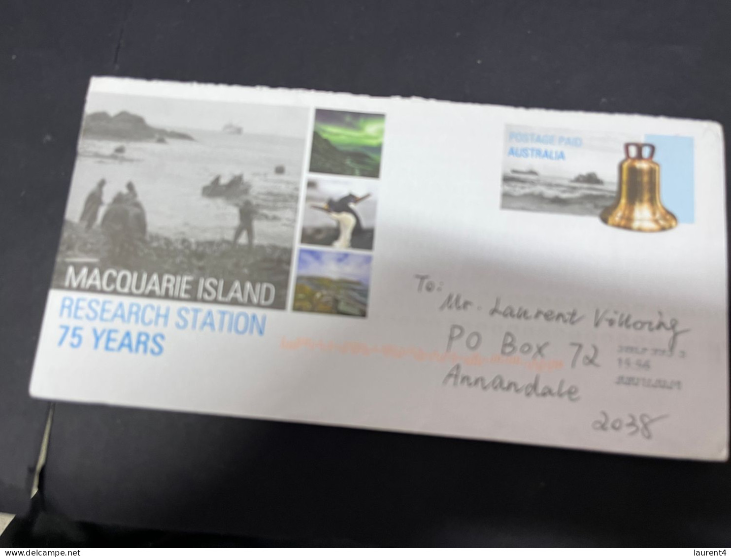 1-5-2024 (3 Z 34) Australia (posted Letter) Macquaries Island Research Station (pre-paid Envelope) - Cartas & Documentos