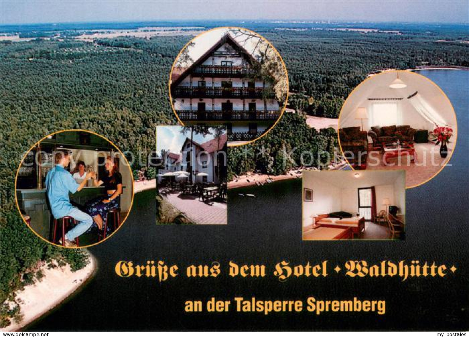 73663386 Spremberg Niederlausitz Fliegeraufnahme Talsperre Hotel Waldh?tte Sprem - Spremberg
