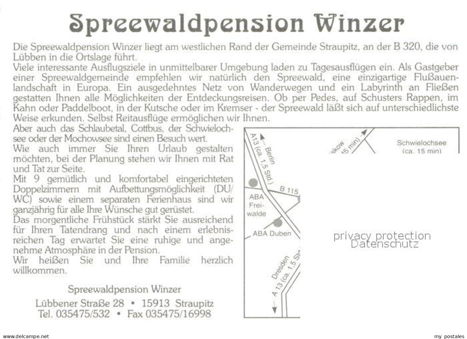 73663384 Straupitz Spreewaldpension Winzer Straupitz - Straupitz