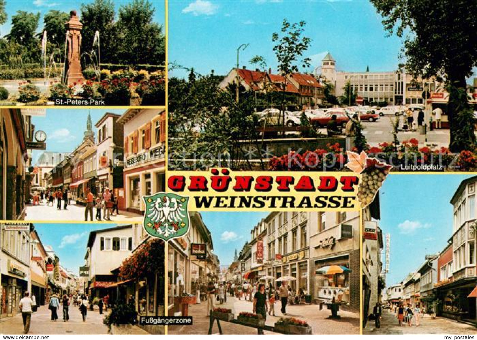 73663331 Gruenstadt St Peters Park Fussgaengerzone Luitpoldplatz  Gruenstadt - Gruenstadt